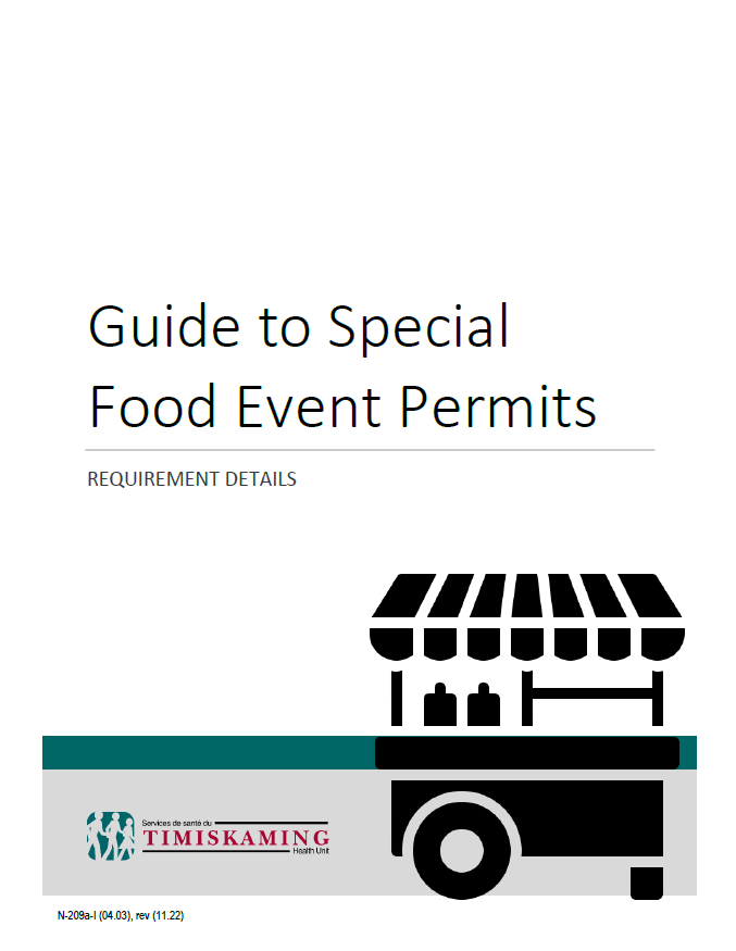Guide to Special Food Event Permits